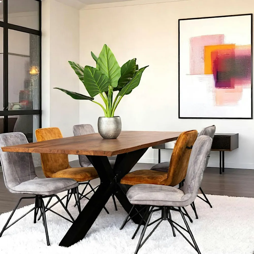 Tables Basses Design|LOMBARDIE Table basse gigogne en céramique forme design (lot de 2 pièces)