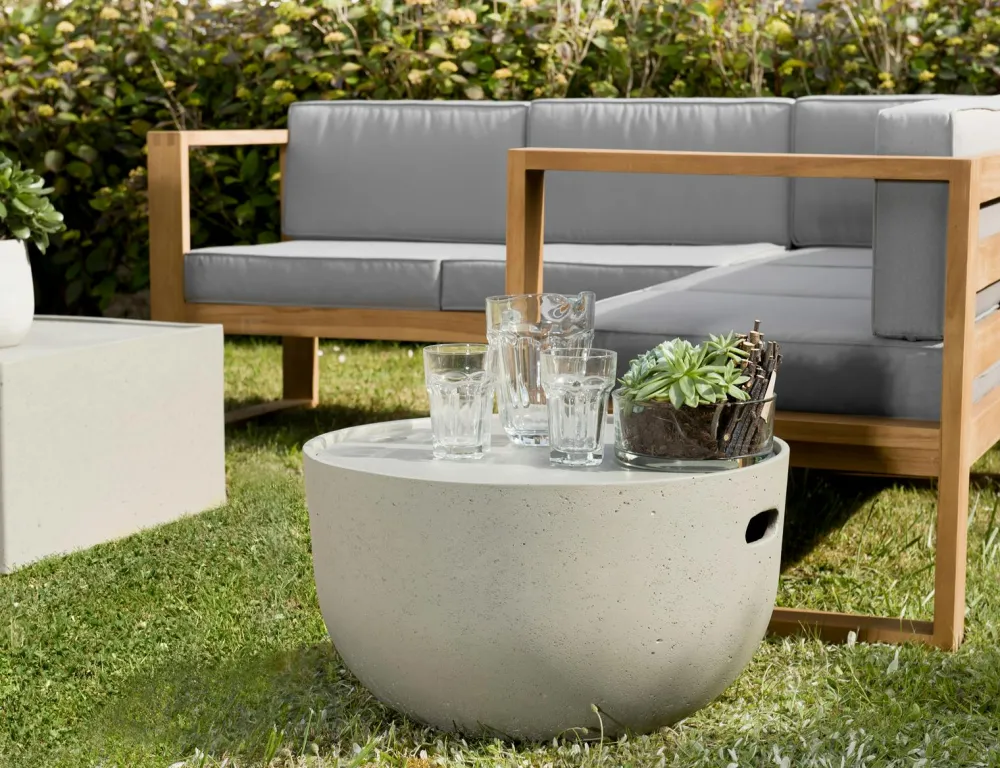 Tables Basses De Jardin|HERCULE Table basse jardin avec rangement