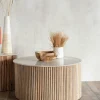 Univers Déco·Scandinave Hygge|Tables Basses Design|MASSA Table basse marbre et bois
