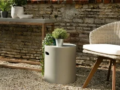 Tables Basses De Jardin|HERCULE Table basse ronde 79 cm en béton gris brut