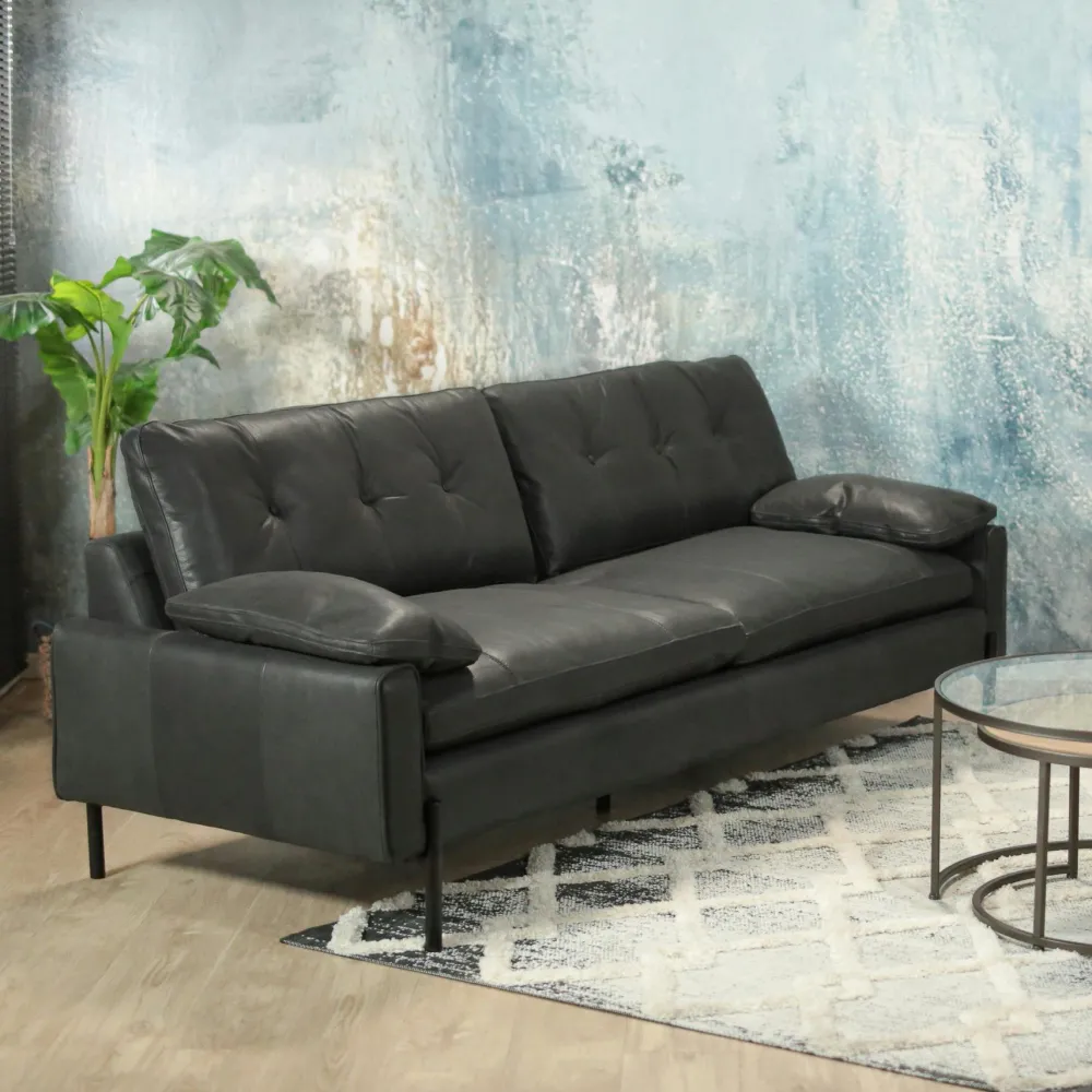 Tables Basses Rondes|MATERA Table basse ronde effet bois blond ø80 cm