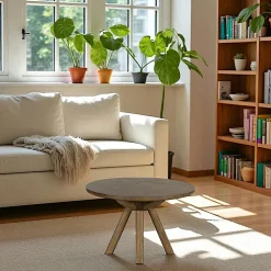 Tables Basses Rondes|KYOTO Table basse ronde en chêne