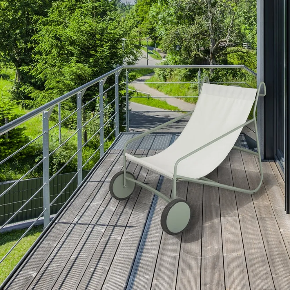 Tables D'Appoint De Jardin|Meubles En Aluminium Brafab|Oslo Table d'appoint de jardin en aluminium vert argile