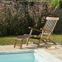 Tables D'Appoint De Jardin|SUMMER Table d'appoint de jardin en Teck carrée pliante 50cm