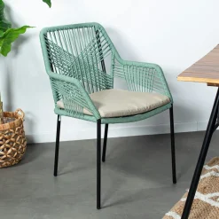 Tables De Jardin|GRENADE Table de balcon pliante vert d'eau D 60 cm