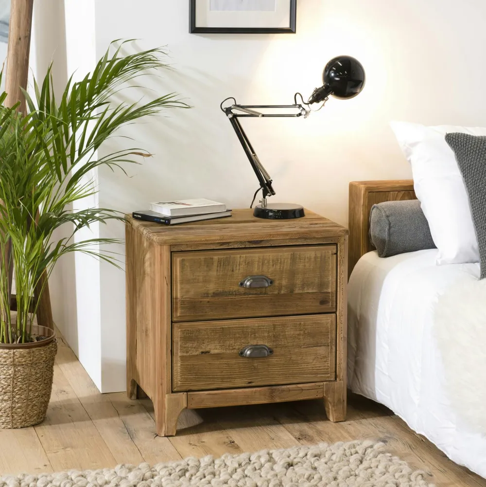 Univers Déco·Maison De Campagne|BELFAST Table de chevet en bois recyclé