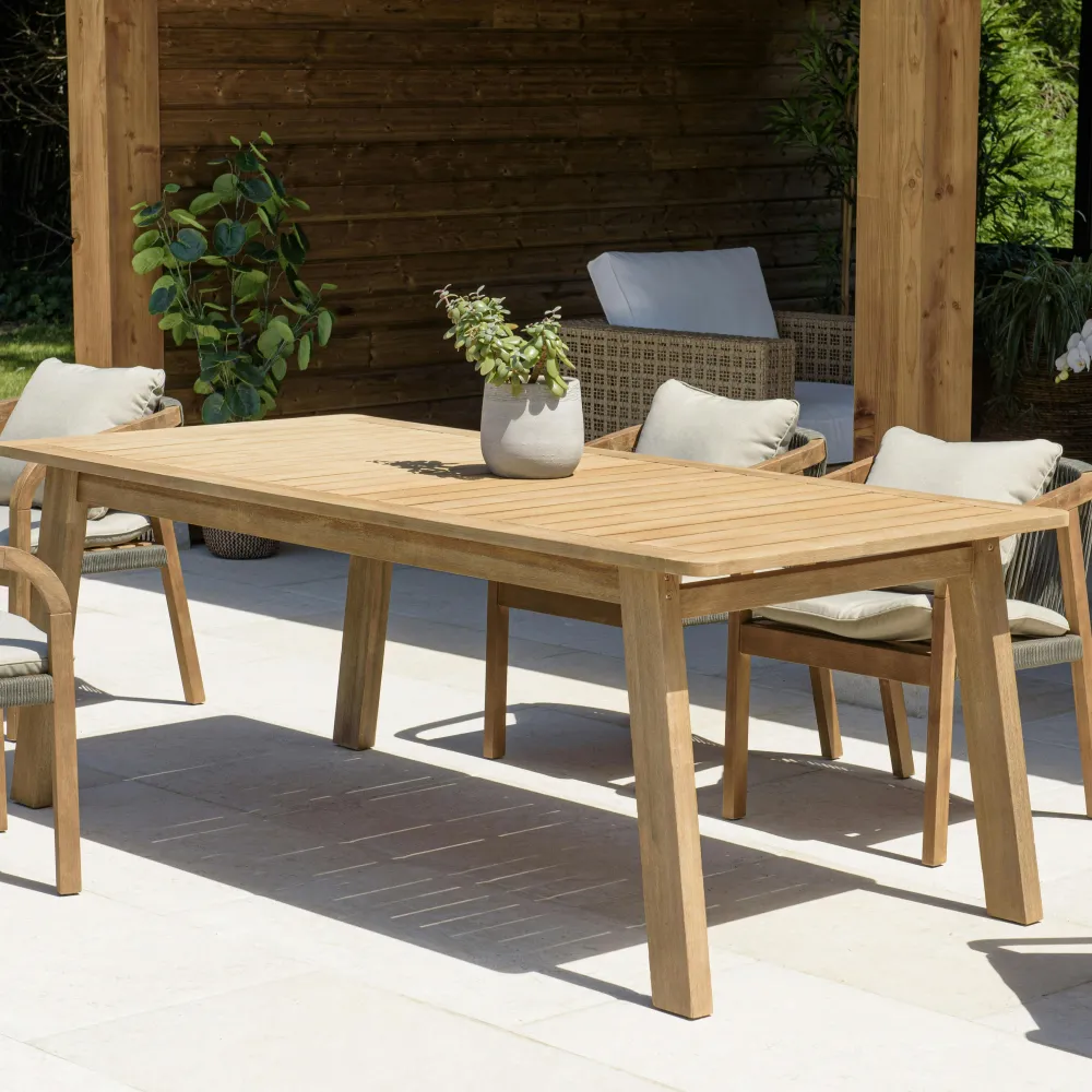 Tables De Jardin|BAHIA Table de jardin acacia naturel 200 cm