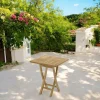 Tables De Jardin|SUMMER Table de jardin en Teck brut carrée 60cm
