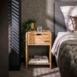 Tables À Manger Rectangulaires|Tables À Manger En Bois|DIKA Table de repas béton beige pieds bois design