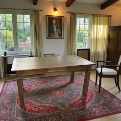 Tables À Manger En Bois|Tables À Manger Rectangulaires|Maori Table de repas Hévéa 1 tiroir 160x85x76cm