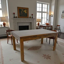 Tables À Manger Extensibles|Tables À Manger En Bois|Olga Table de repas Hévéa extensible 150/230x90x76cm