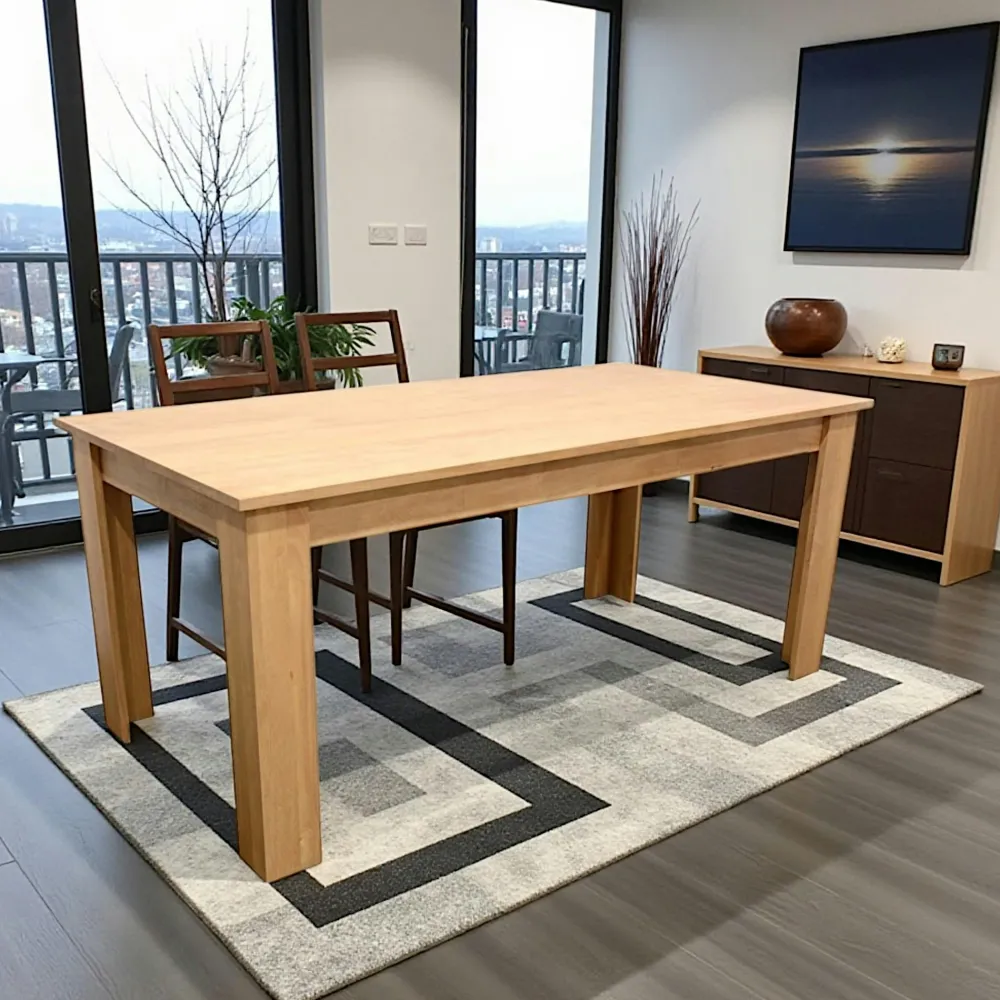 Tables À Manger Scandinaves|Tables À Manger En Bois|Baltic Table de Repas Hévéa 180x90x76cm