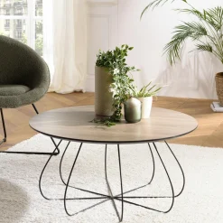 Tables Basses Rondes|Landaise Table de salon moderne
