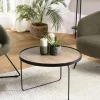 Tables Basses Rondes|Landaise Table de salon ronde pieds design