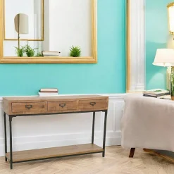 Tables À Manger Rectangulaires|Tables À Manger En Bois|Melbourne Table extensible 175/275 acacia bords irréguliers