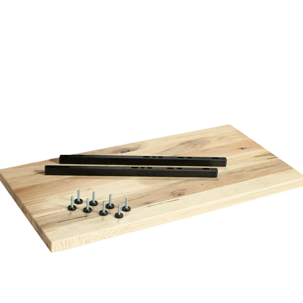 Tables À Manger Rectangulaires|Tables À Manger En Bois|CORNWALL Table rectangulaire en chêne blanc avec poutre centrale 200 cm