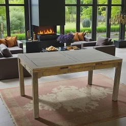 Tables À Manger Extensibles|Tables À Manger En Bois|Tessa Table repas extensible hévéa 150/230cm