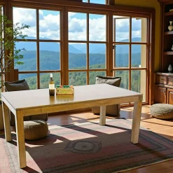 Tables À Manger En Bois|Tables À Manger Rectangulaires|Helena Table repas hévéa 180x100cm