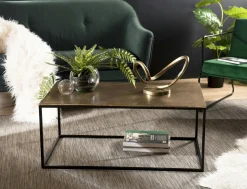 Tables À Manger Rectangulaires|Tables À Manger En Bois|Melbourne Table salle à manger bois massif pied mikado 240 cm