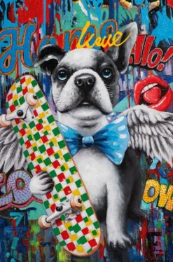 Tableaux / Toiles| Tableau de cheval multicolore