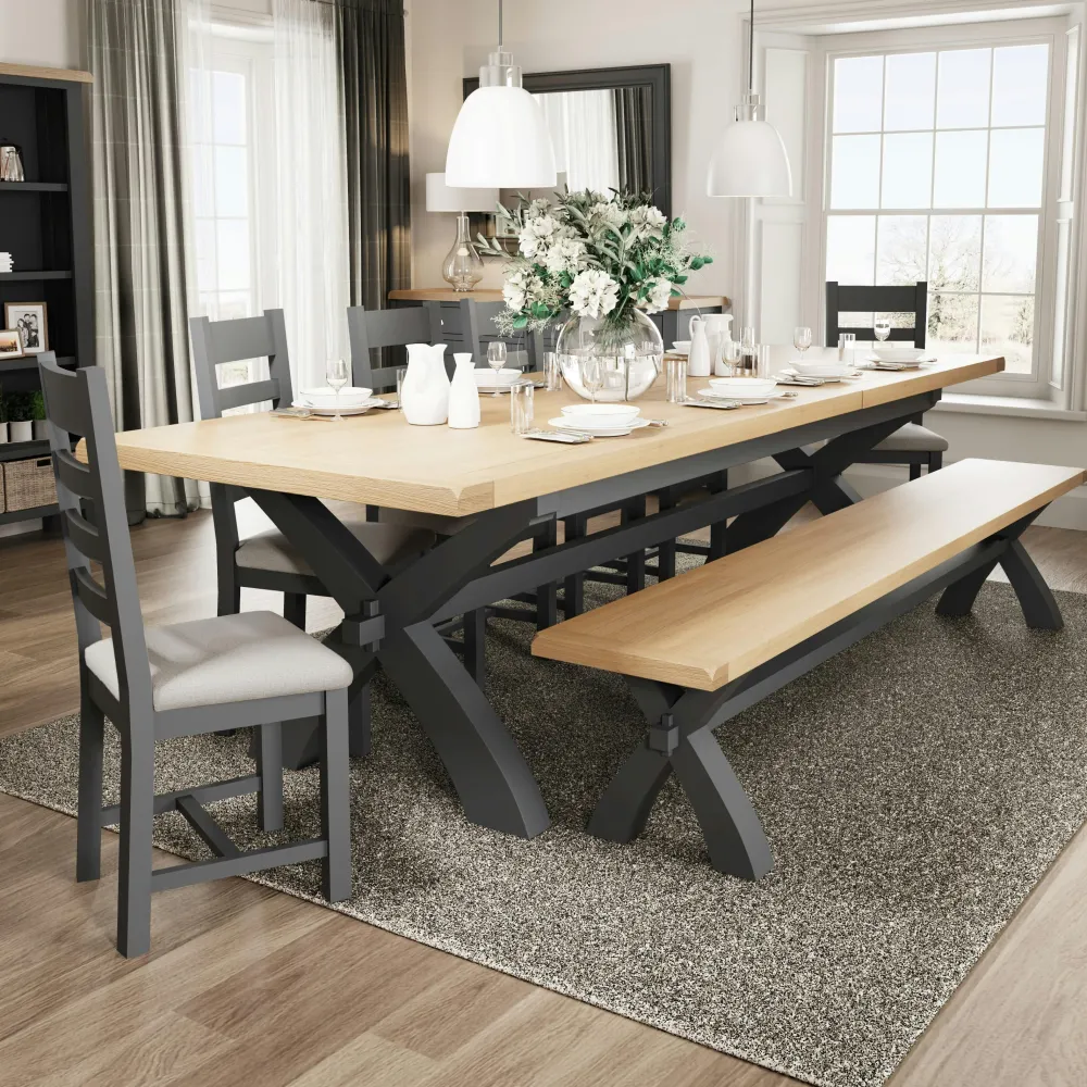 Univers Déco·Globe-Trotter|Tables Basses Gigognes|DELHI Tables basses rondes avec baguettes bois (lot de 2)