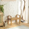 Meubles De Salle À Manger·Tabourets|MALAGA Tabouret en bois mindi et rotin