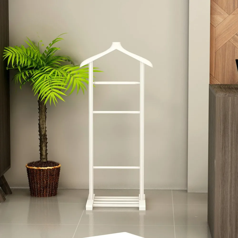 Meubles De Chambre·Valets De Chambre|SITIA Valet de chambre bois clair avec plateau vide-poches