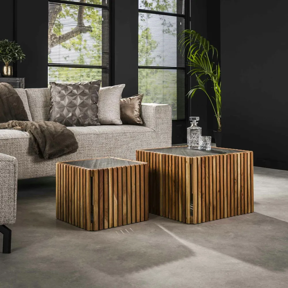 Vases| Vase corolle en céramique blanche (ensemble de 2)