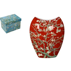 Vases| Vase rouge Amandier en fleurs Van Gogh H25 cm